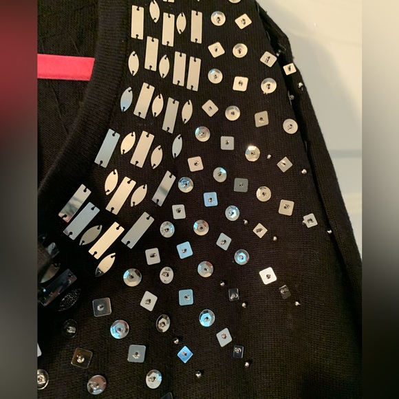 Quacker Factory Cardigan Tank Sweater - Picture 5 of 10